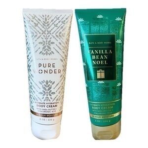 Bath & Body Work Lotion Bundle with Vanilla Bean Noel/Pure Wonder